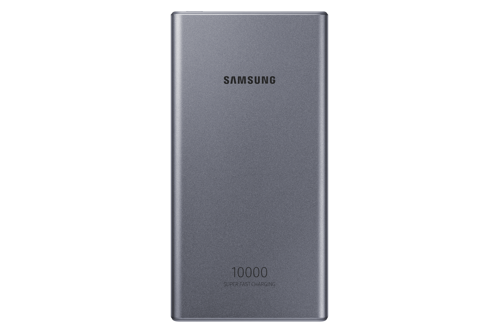 Front view of Samsung 1000 mAh power bank in gray. Check the price now