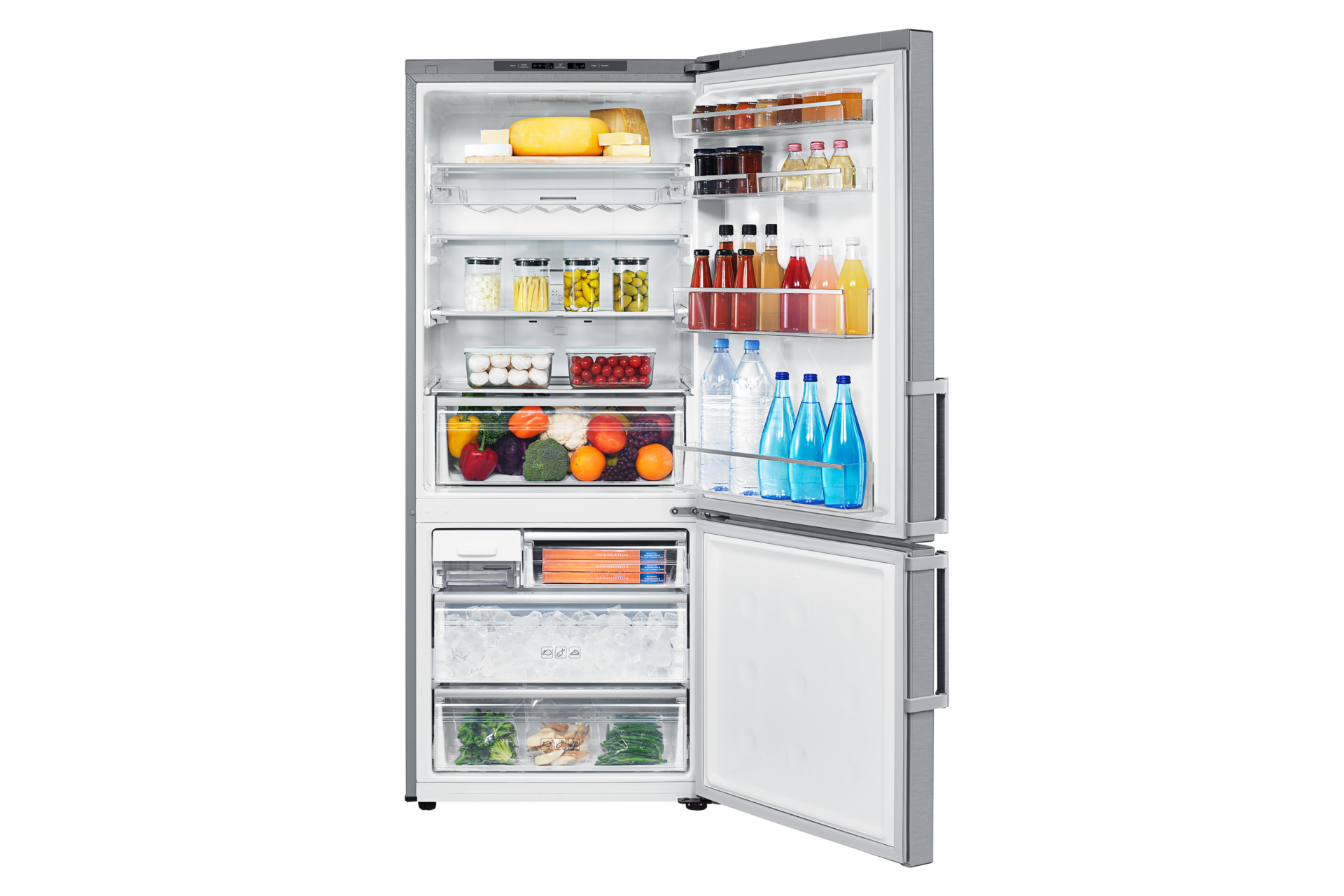 front-open-with-food Easy Clean Steel