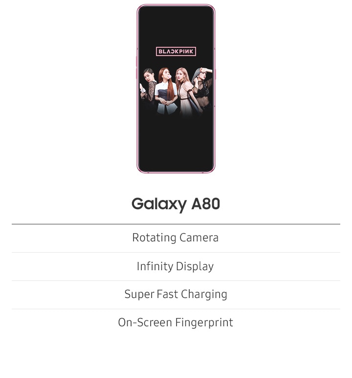 Best price - Samsung Galaxy A80 Blackpink | Samsung PH