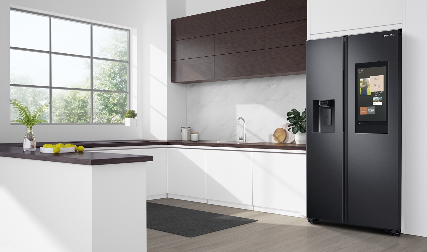 Samsung Family Hub Refrigerator Stylish Design