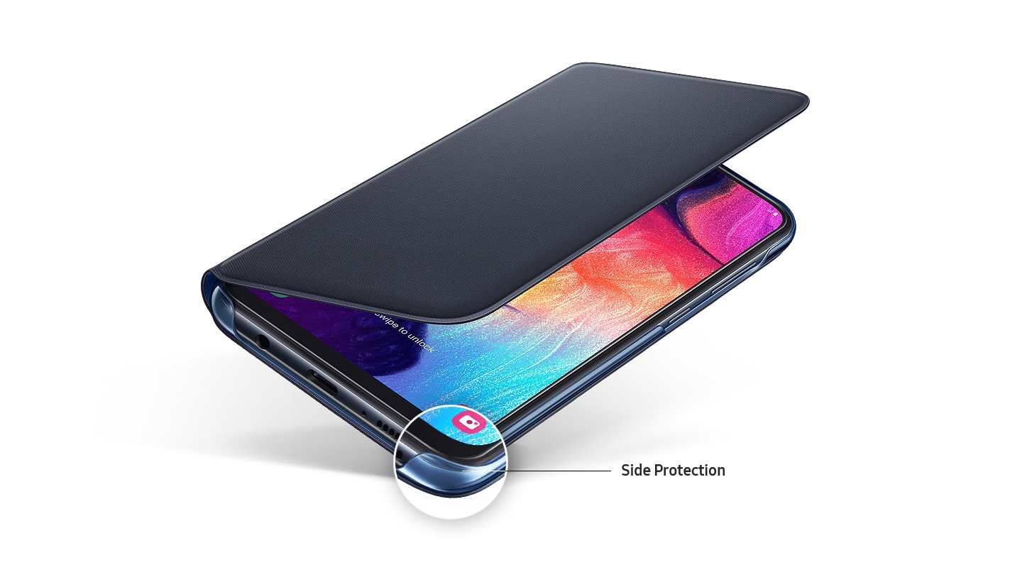 Samsung Galaxy A50 Book-Cover crna