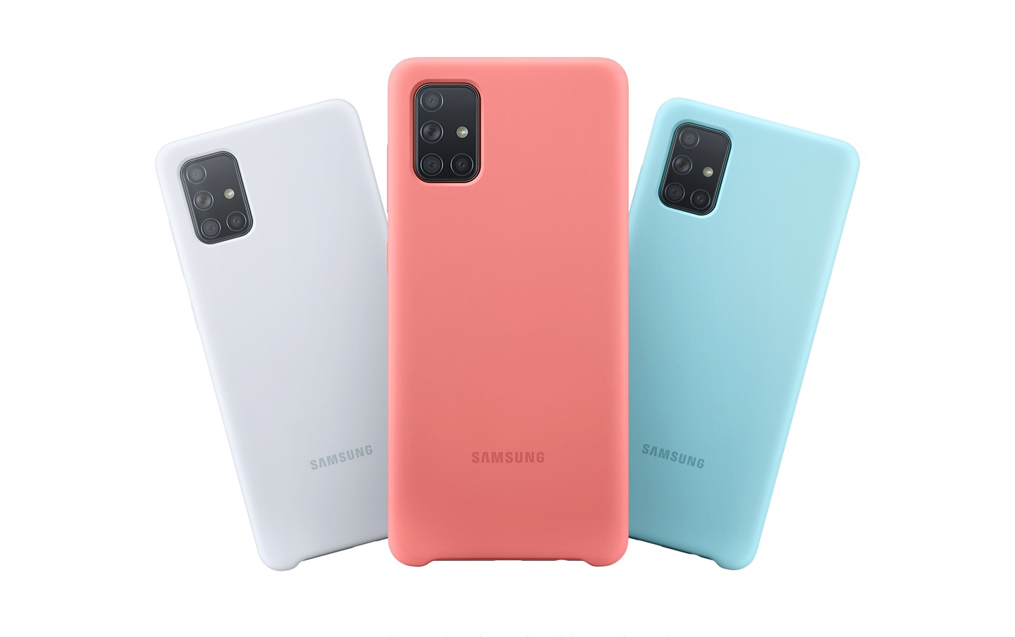 EFPA715TBEGWW Samsung Galaxy A71 Silicone Cover Black Techbuy