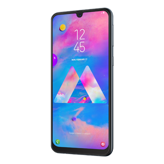 Galaxy M30 Samsung smartphone key features and highlights, right perspective