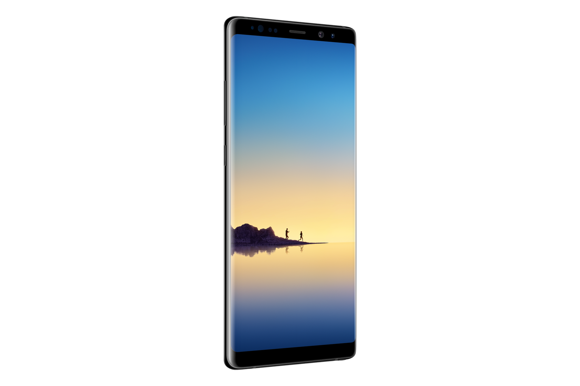 Left perspective of Galaxy Note8 Smartphone, see features at Samsung Official Store