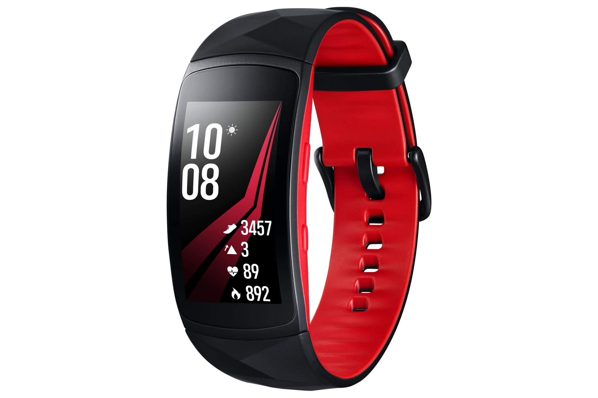 samsung gear fit 2 pro large red
