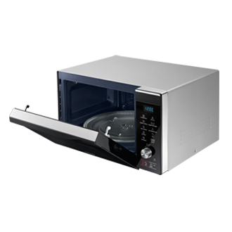 [Fróñ~t víé~w óf á~ñ ópé~ñ síl~vér S~ámsú~ñg Có~ñvéc~tíóñ~ mícr~ówáv~é óvé~ñ (mc32k~7055kt), sé~éñ fr~óm th~é ríg~ht.]