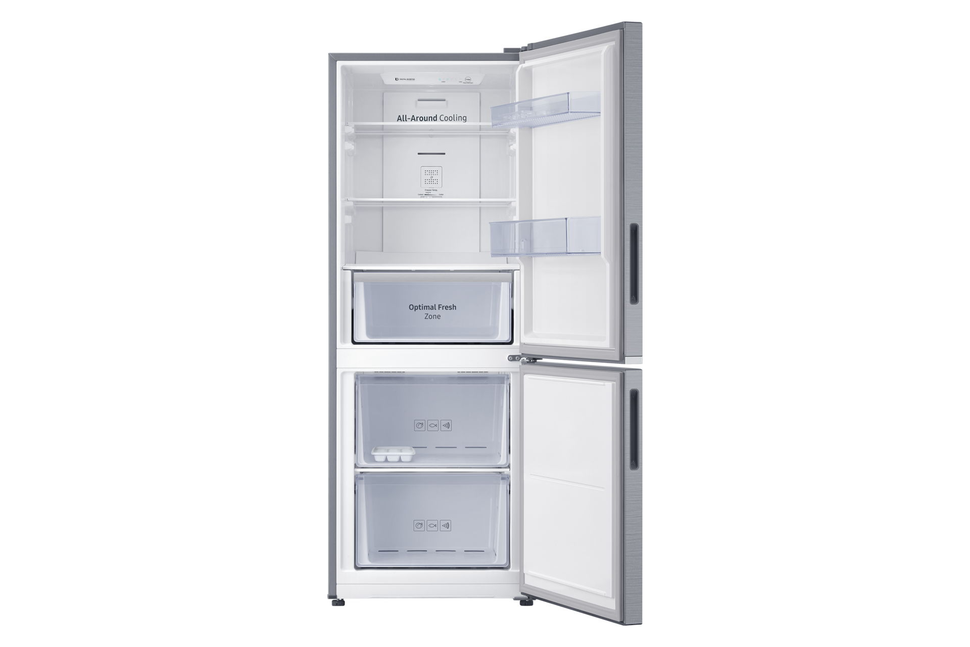 9.9 cu.ft. Bottom Mount Freezer Refined Inox