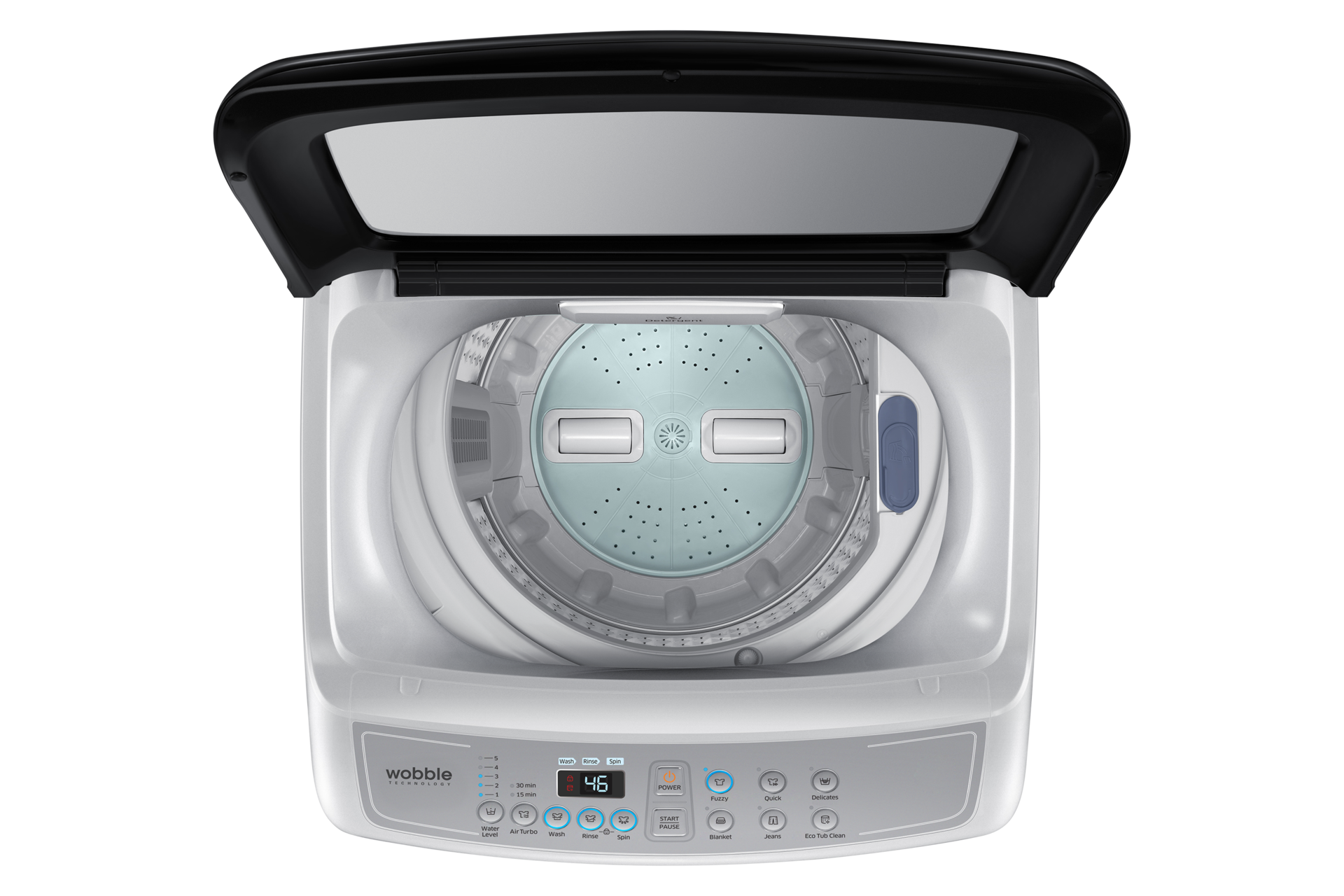 top-open platinum silver