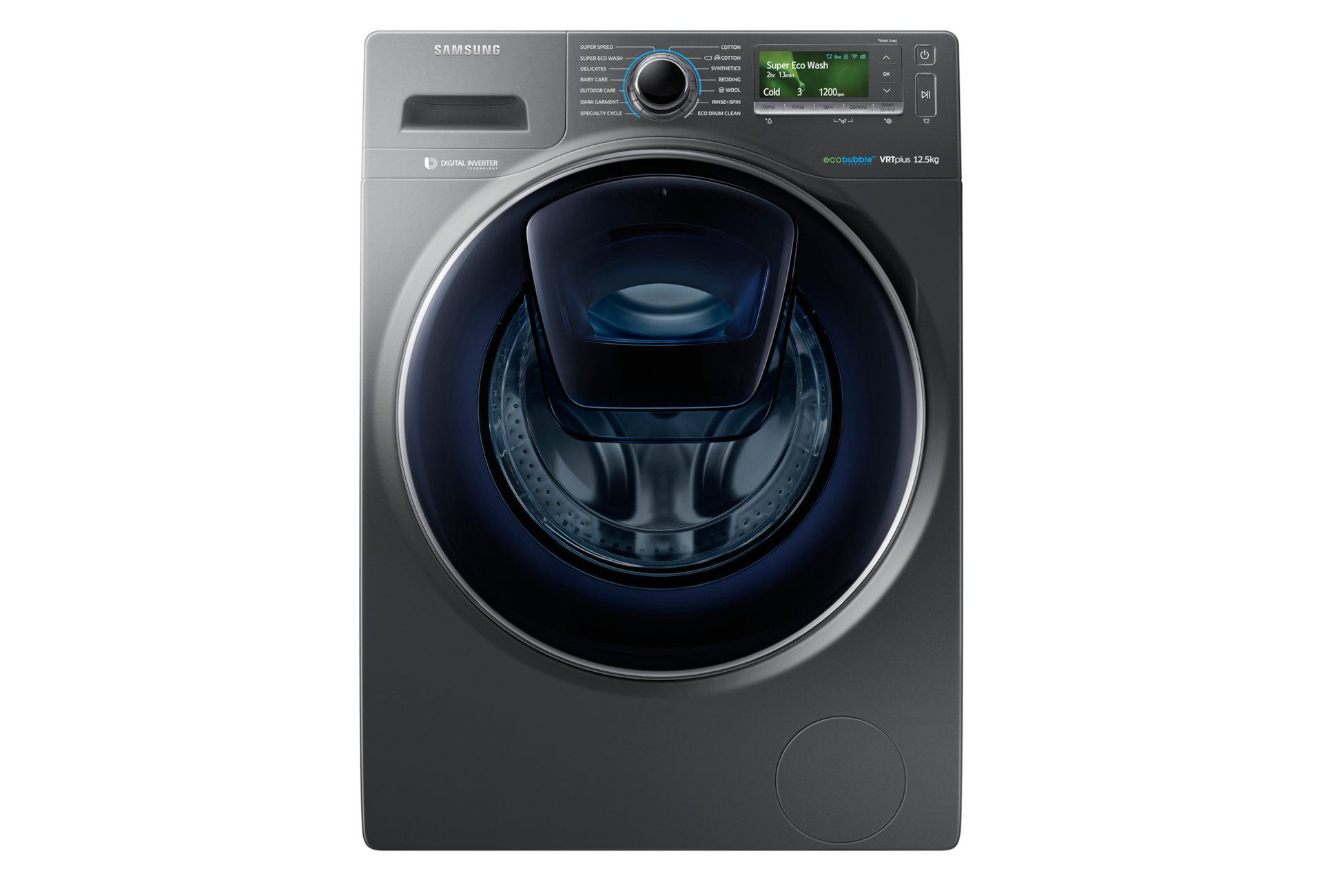 AddWash Front Load with Eco Bubble Technology 12.0 kg 