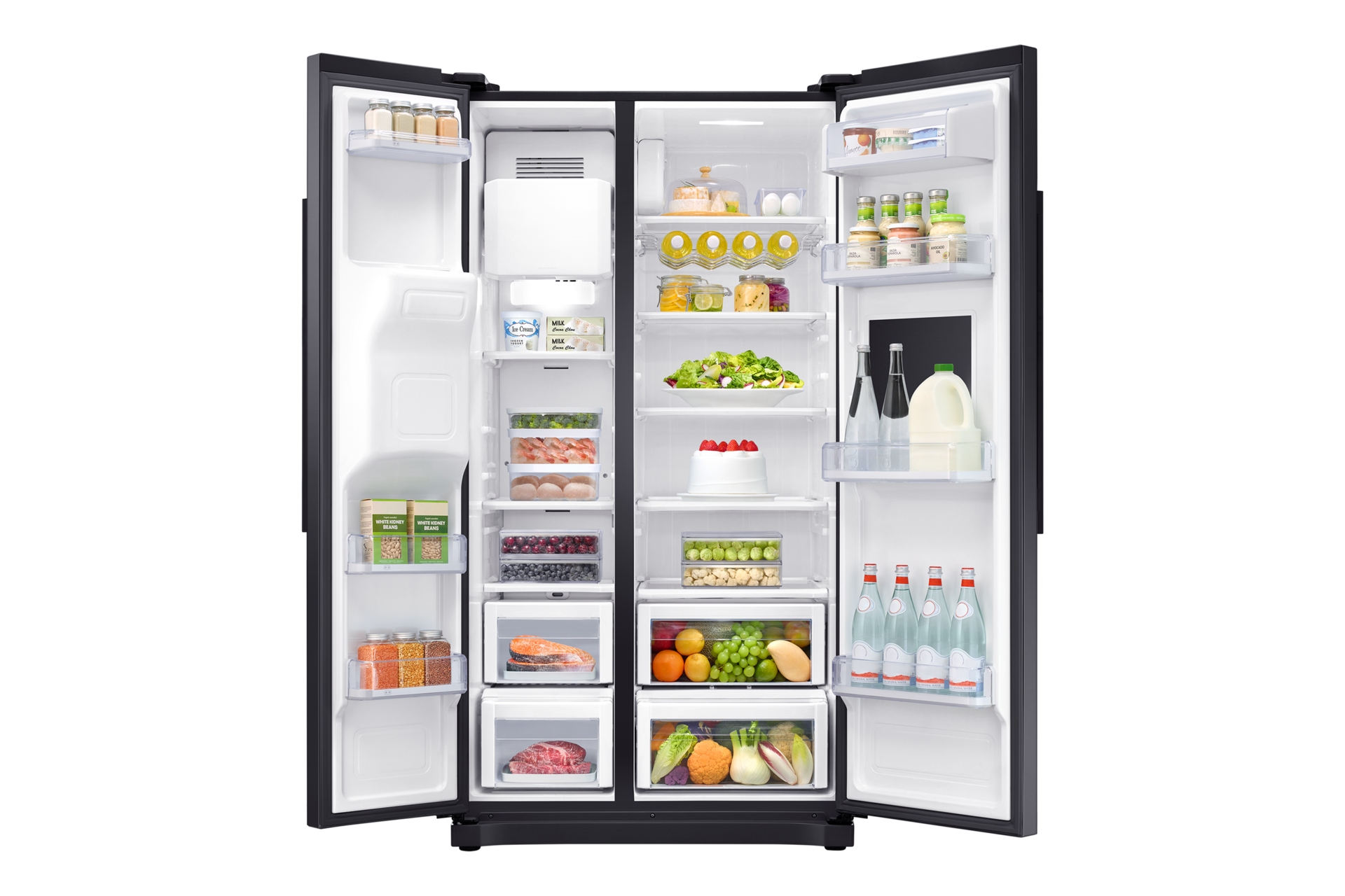 front-open-food black