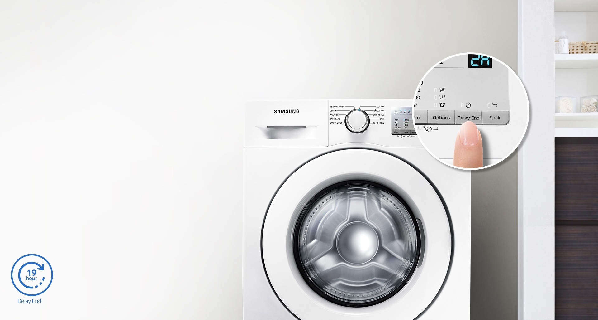 SAMSUNG WW70J3283KW, lave linge hublot 7kg • Electroconseil