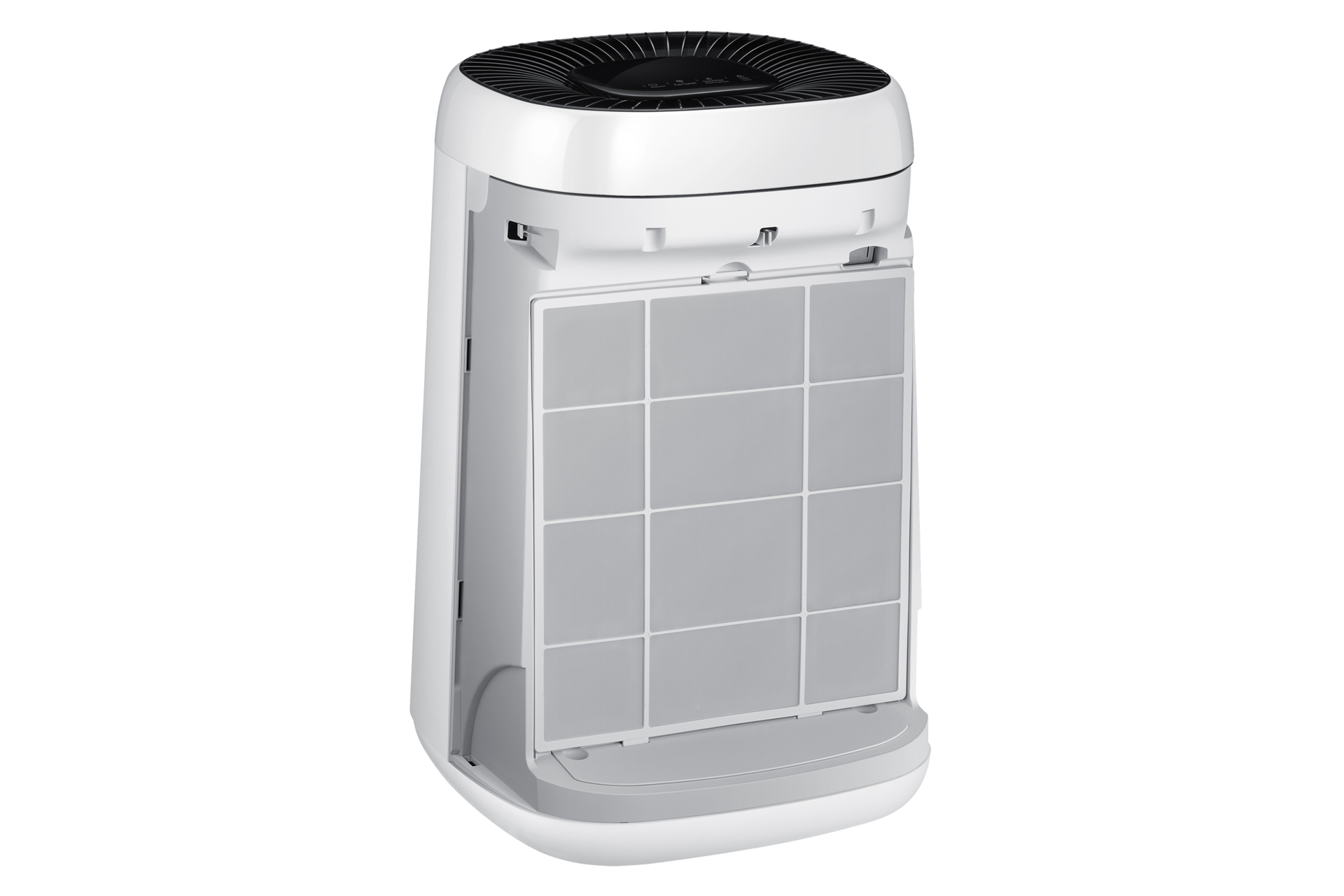 Fotografia przedstawia filtr wstępny w oczyszczaczu powietrza Samsung AX34R3020WW/EU.