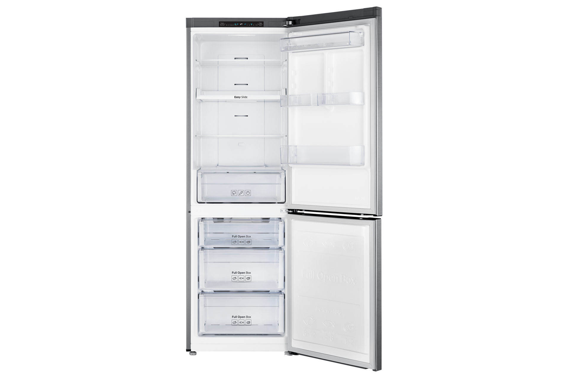 Duża ilość konfigurowalnych szuflad i półek dla Twojej wygody.