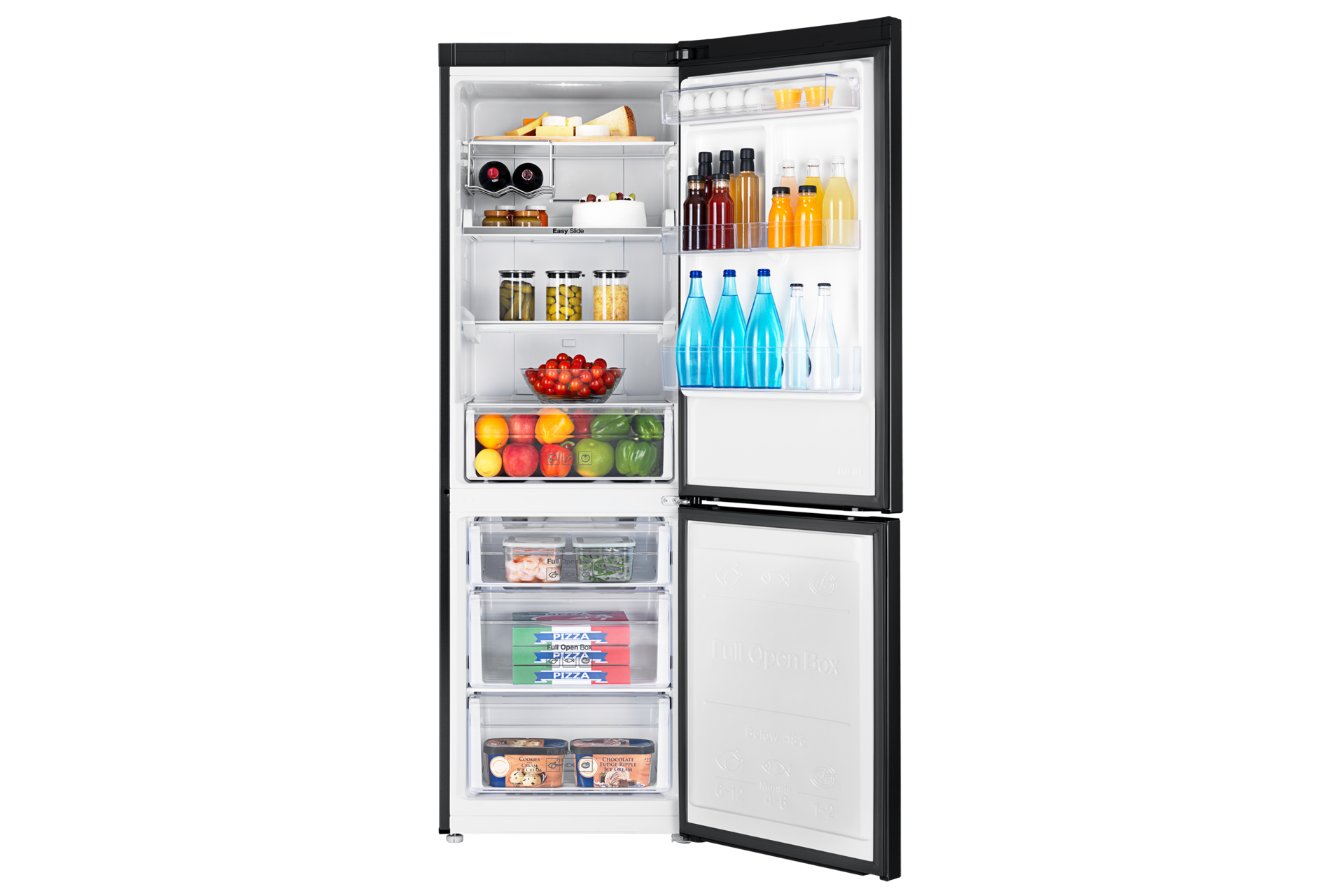 Postaw na czarną lodówkę Samsung Digital Inverter RB33J3230BC/EO do Twojej kuchni. Zobacz sam