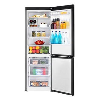 Postaw na czarną lodówkę Samsung Digital Inverter RB33J3230BC/EO do Twojej kuchni. Zobacz sam