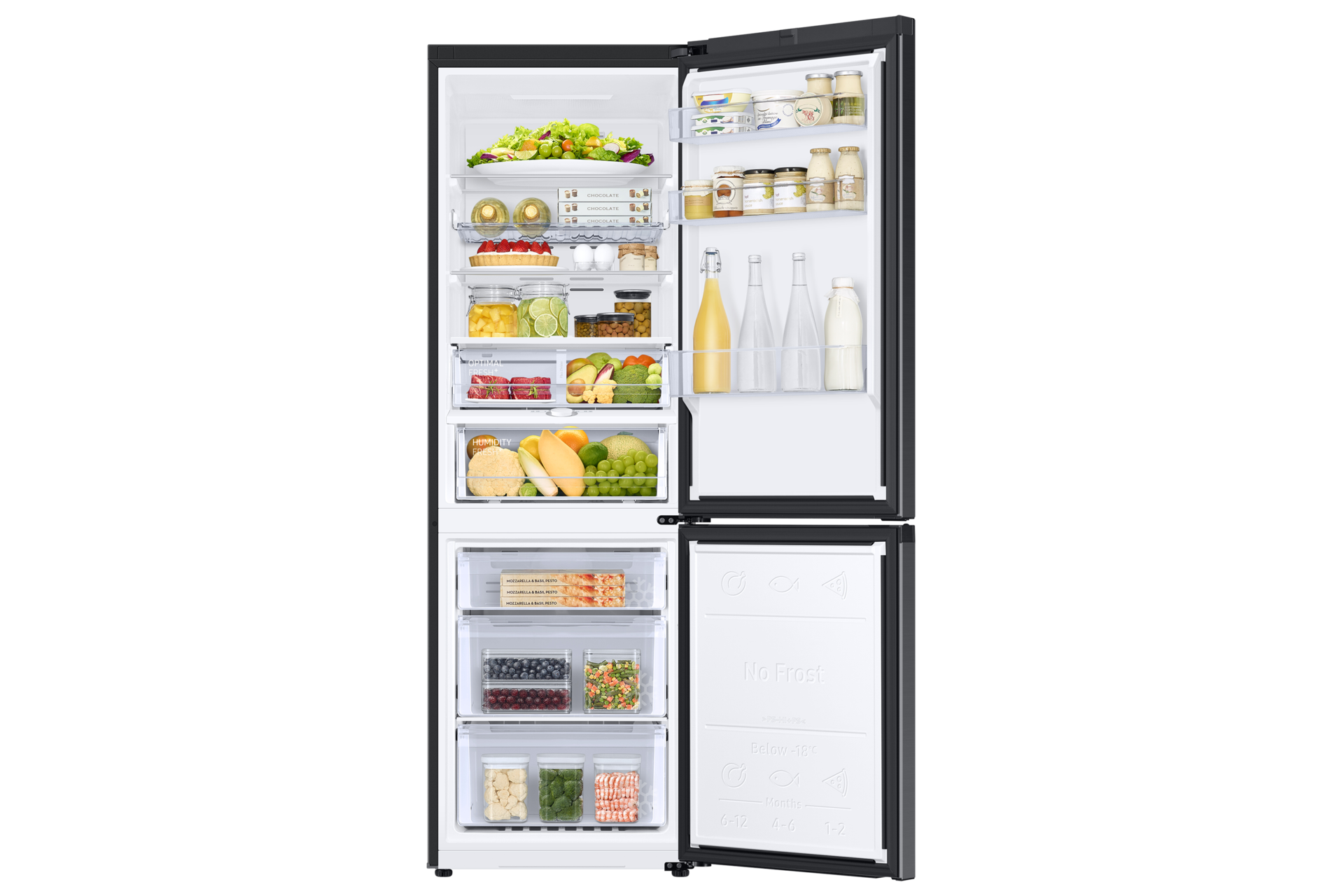 Pojemna lodówka SpaceMax RB34T605DBN/EF to idealna sprawa w każdej kuchni.