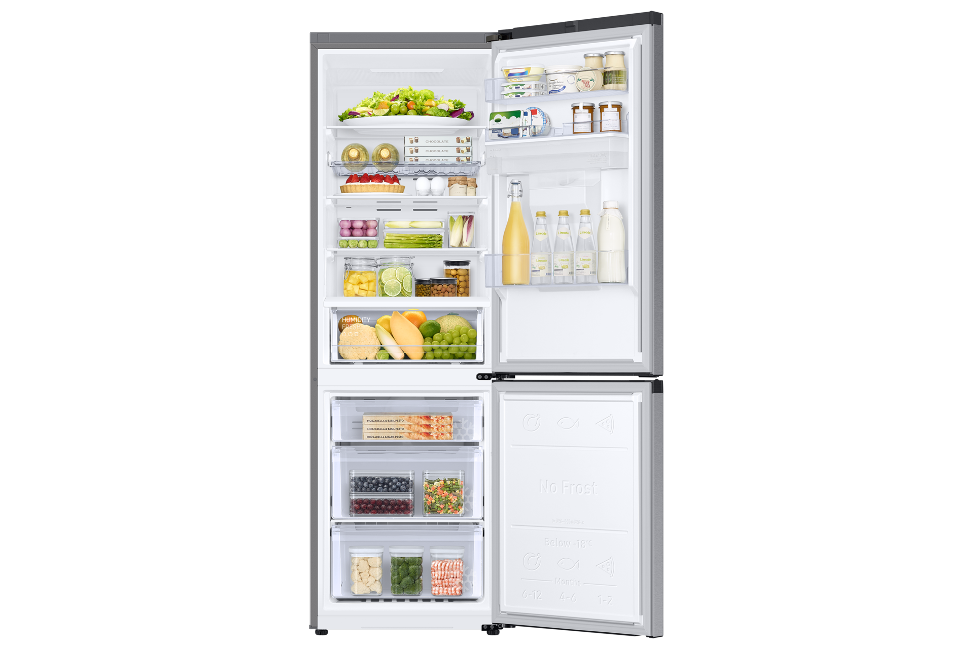 Z łatwością utrzymasz porządek w środku zamrażalnika.