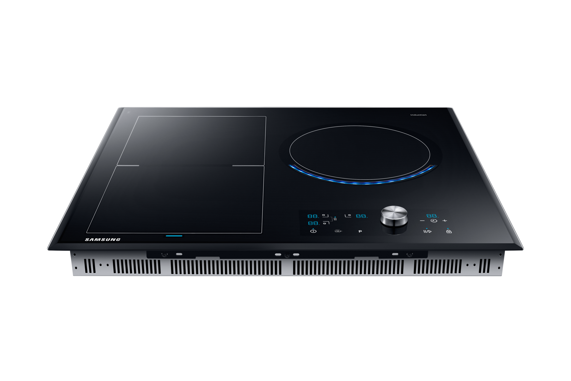 Płyta indukcyjna Samsung NZ63J9770EK/EO jest idealna do zabudowy.