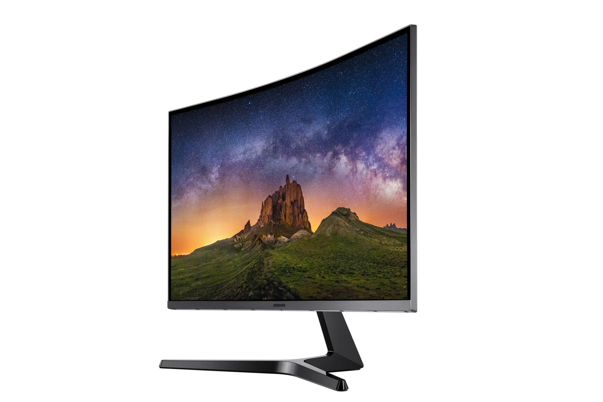 Fotografia przedstawiająca monitor 27 cali zakrzywiony Samsung LC27JG50QQUXEN.