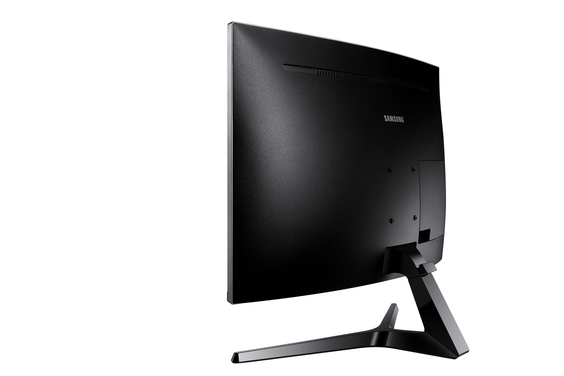 Przedstawienie tylnej części obudowy monitora do gier Samsung LC27JG50QQUXEN.