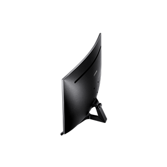 Spojrzenie z góry na monitor do gier 27 cali Samsung LC27JG50QQUXEN.