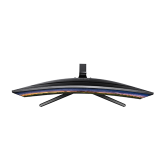 Zobacz, jak wygląda od góry monitor 27 cali zakrzywiony Samsung LC27JG50QQUXEN.