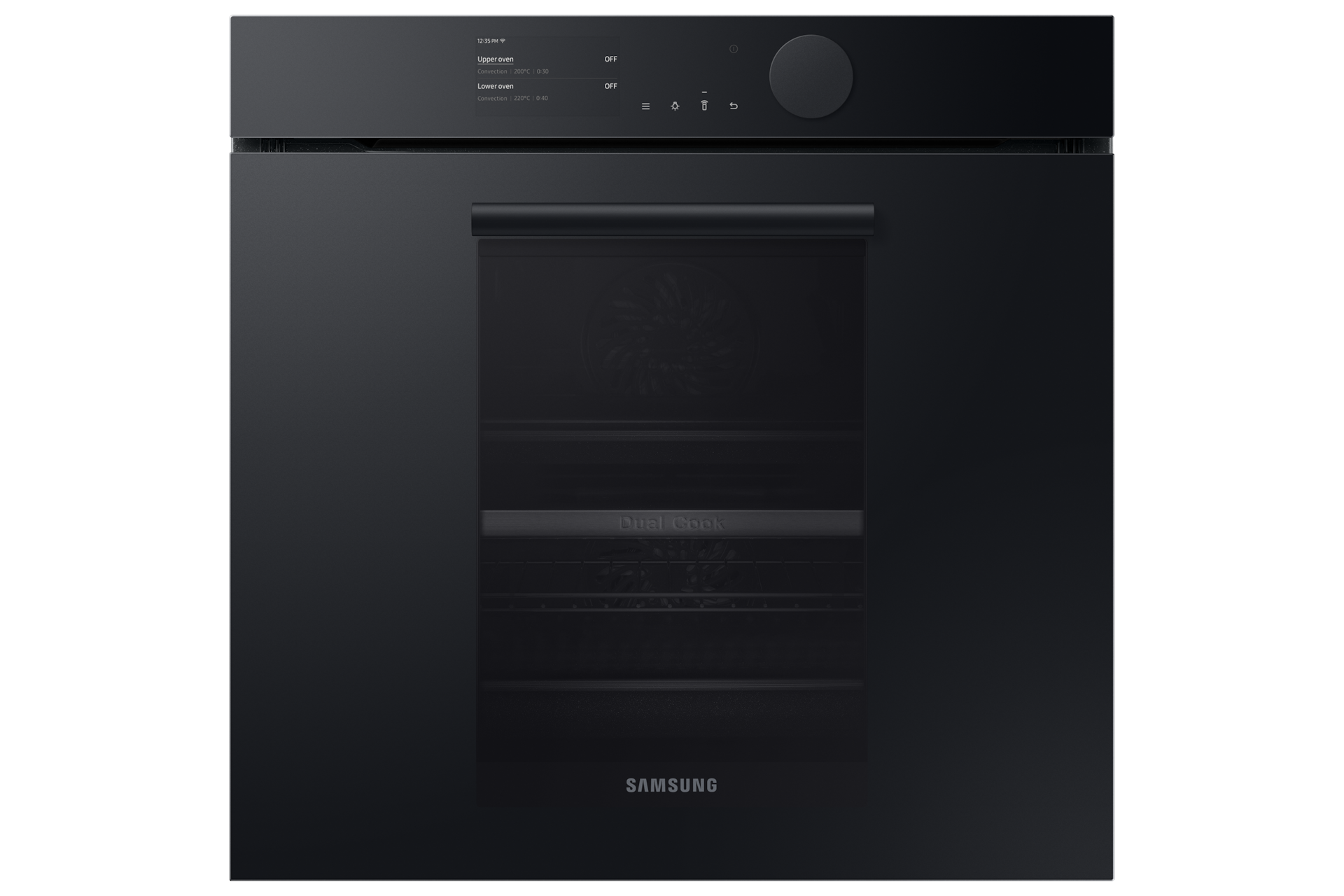 Samsung piekarnik Dual Cook NV75T9549CD/EO – widok od przodu.