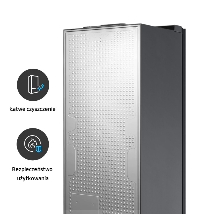 Grand+ RB38C705CB1/EF alsó fagyasztós hűtőszekrény Samsung Wi-Fi modullal, tiszta hátsó felülettel a tisztaság és a biztonság érdekében