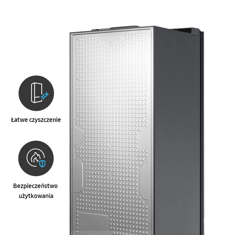 Clean Back - гладка спинка в нових холодильниках Samsung RB38T705CB1 / EF, яку зручно чистити і додатково забезпечує безпеку використання