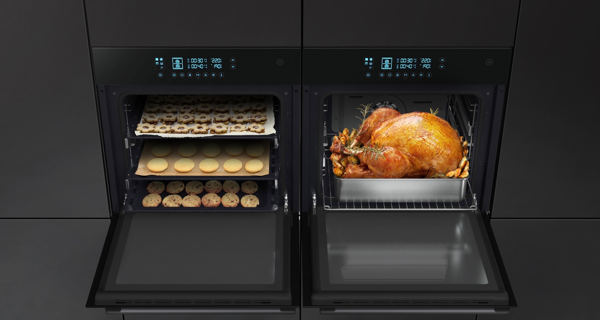 NV70 H5787 CB SAMSUNG Forno Elettrico Multifunzione da Incasso Dual Cook  Capacità 70 Litri Classe