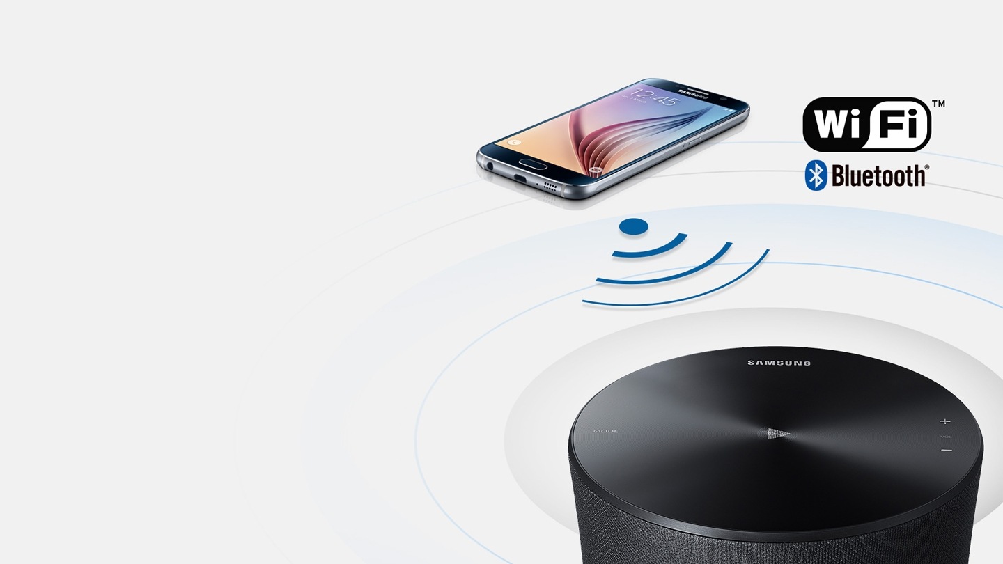 SAMSUNG WAM1500 Bluetoothワイヤレススピーカー Samsung WAM1500/ZX Wireless Audio 360° Multiroom, WiFi