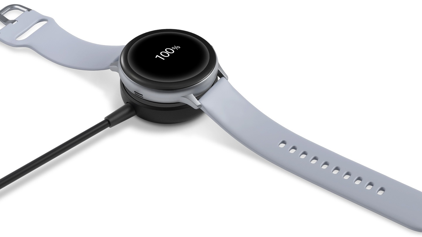 Zegarek Samsung Galaxy Watch Active 2 44mm pozwoli Ci na całodniową aktywność poza domem dzięki wydajnej baterii! Po powrocie wytarczy, że położysz zegarek na magnetycznej ładowarce i szybko naładujesz w 100%