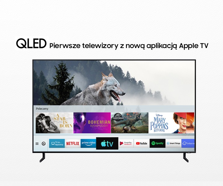 QLED w duecie z nową aplikacją Apple TV