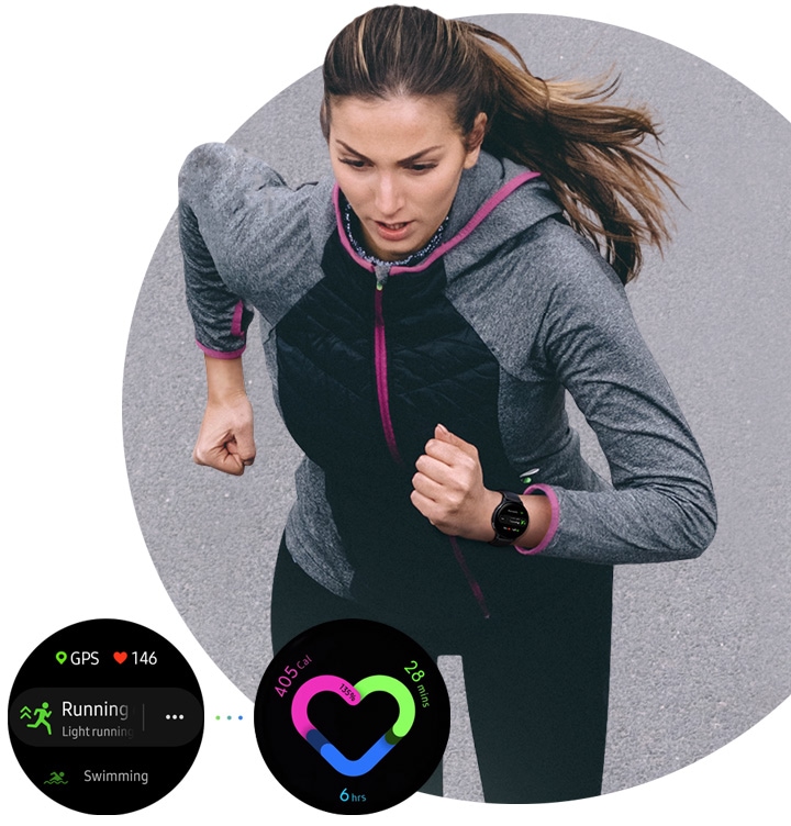 Śledź postępy podczas swojego treningu z Galaxy Watch Active 2 - specyfikacja zegarka pozwoli Ci śledzić aż 7 aktywności i monitorować tempo biegu