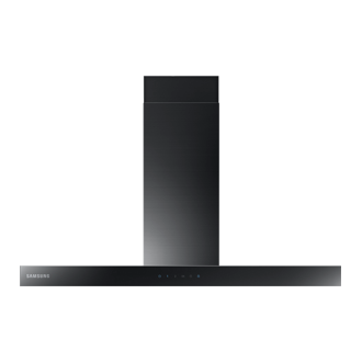 Na tej fotografii jest okap kominowy Samsung NK36M5070BG/UR w ujęciu od frontu.