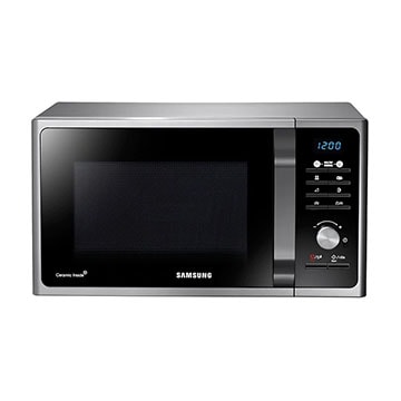 Mikrofalówka Samsung MG23F301TAS/EO z grillem i funkcją zdrowego gotowania zaprojektowana jest starannie i z dbałością o szczegóły