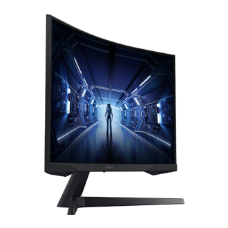 Prezentacja zakrzywionego monitora Samsung Odyssey G5 LC27G55TQWUXEN.