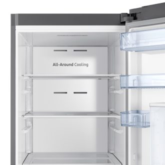 Duża pojemność lodówki RR39M7320S9/EO to zasługa nowatorskiej budowy.