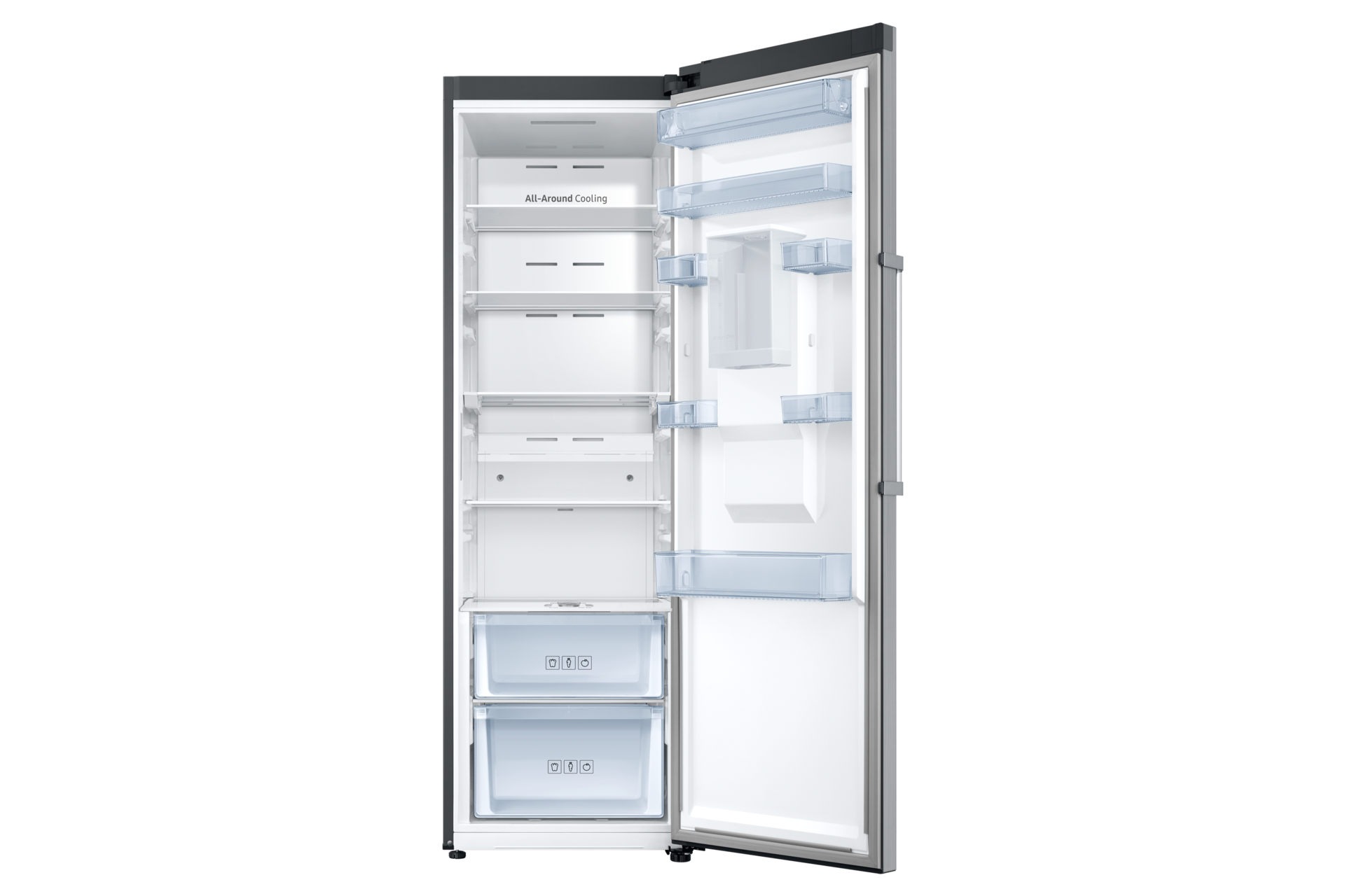 Zwiększona pojemność lodówki Samsung RR39M7320S9/EO.