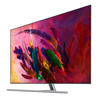 QE55Q7FNATXXH - Telewizor 55 cali - Samsung QLED TV 2018 Q7F - widok skos