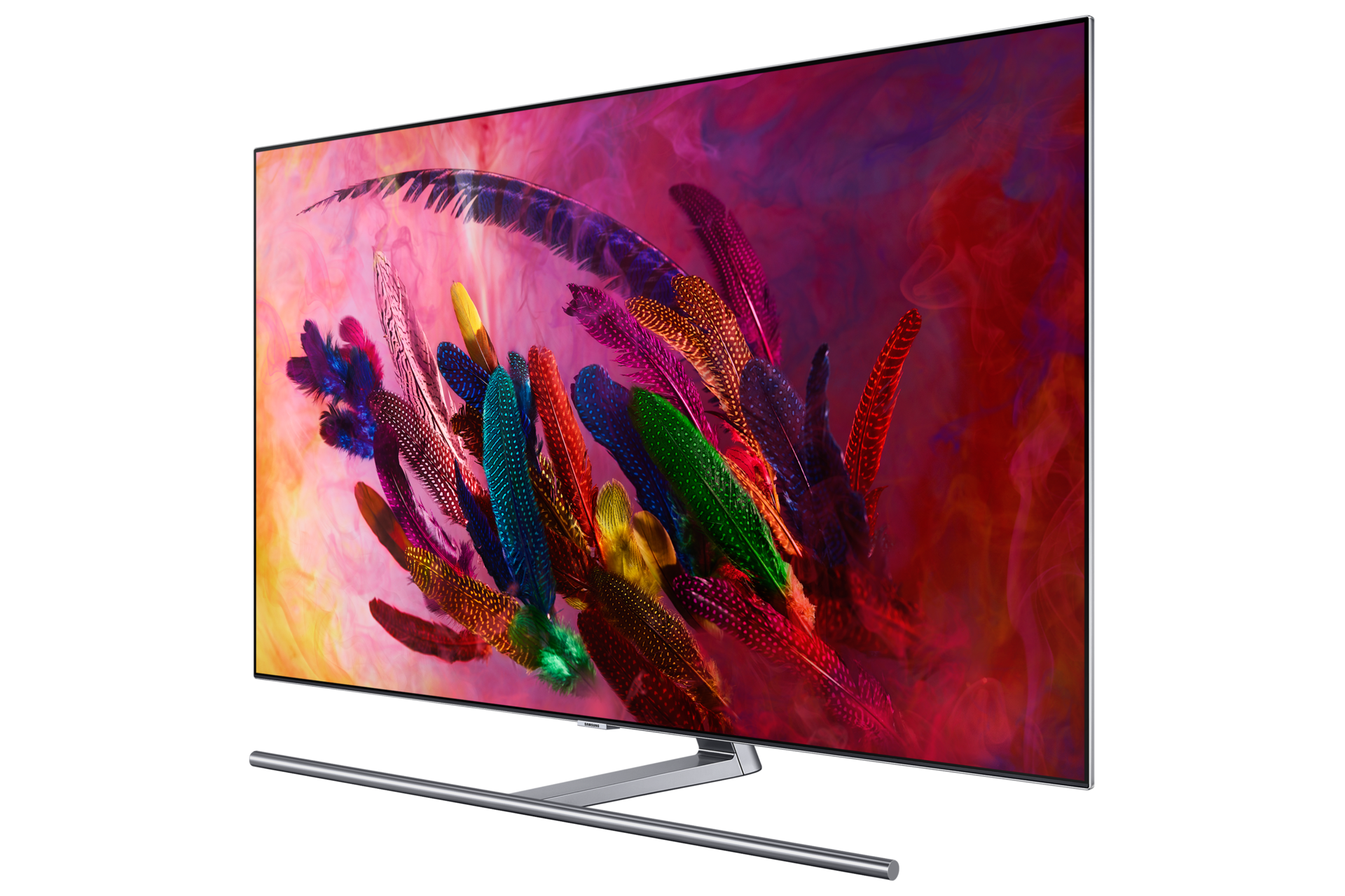 Telewizor Samsung QLED TV 2018 Q7F - QE55Q7FNATXXH - widok skos prawy