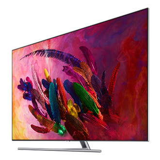 QE75Q7FNATXXH - Telewizor 75 cali - Samsung QLED TV 2018 Q7F - skos