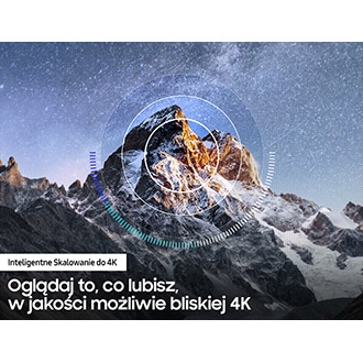 Jakość możliwie bliska 4K dzięki Inteligentnemu Skalowaniu do 4K - sprawdź co oferuje 75-calowy telewizor QLED Q80T - QE75Q80TATXXH