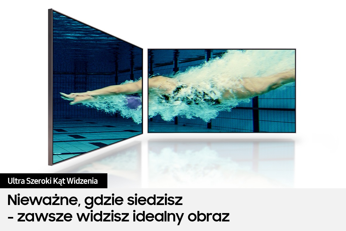 Idealny obraz niezależnie od miejsca, w którym siedzisz dzięki technologii Ultra Szerokiego Kąta Widzenia w telewizorze QLED 55" Q95T