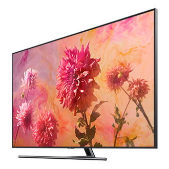 Telewizor QE75Q9FN - Samsung QLED TV 2018 Q9F - widok - skos