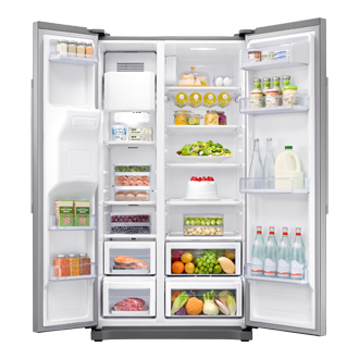 front-open-food silver