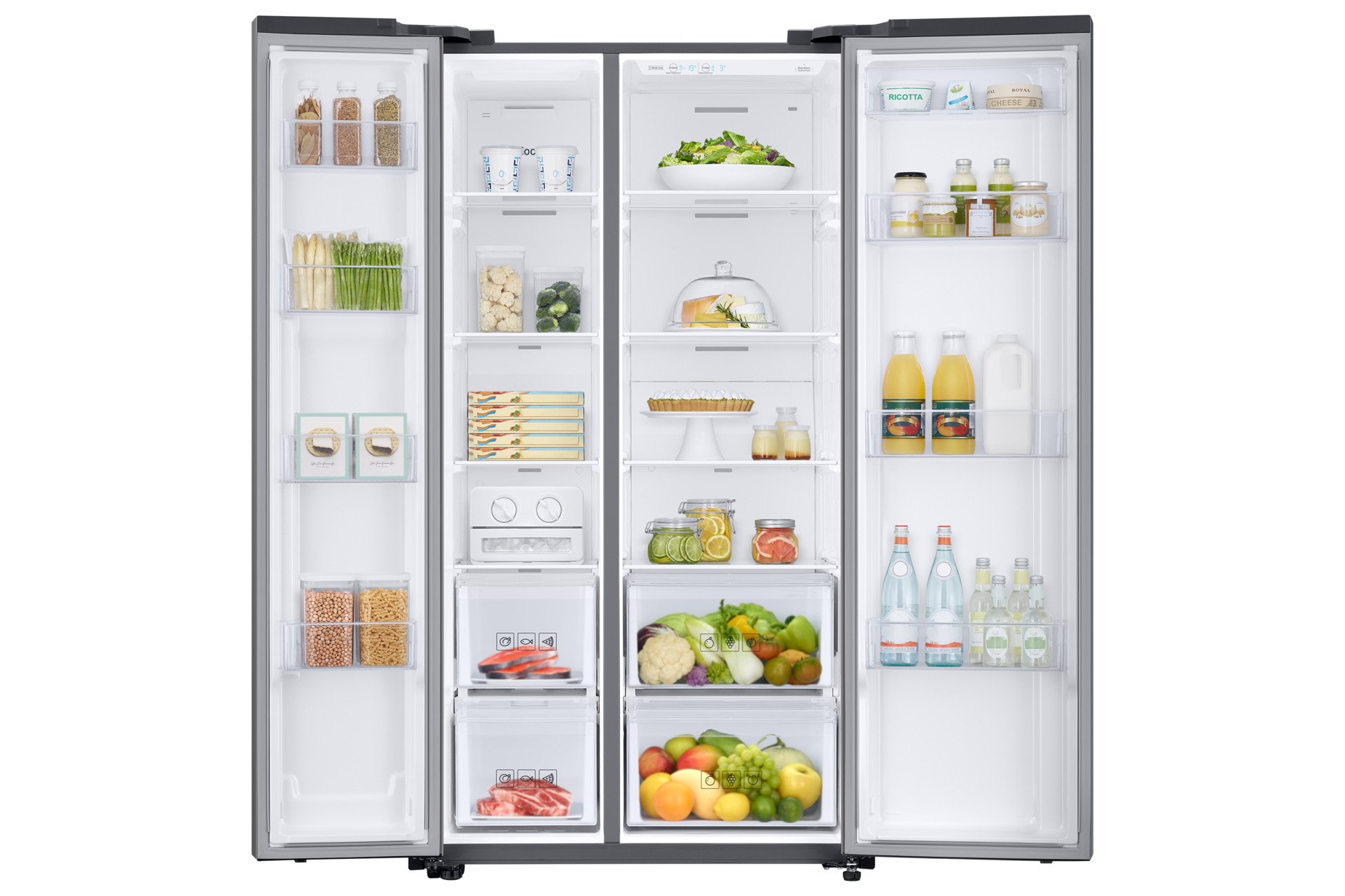 front-open-with-food platinum silver