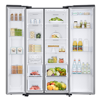 front-open-with-food platinum silver