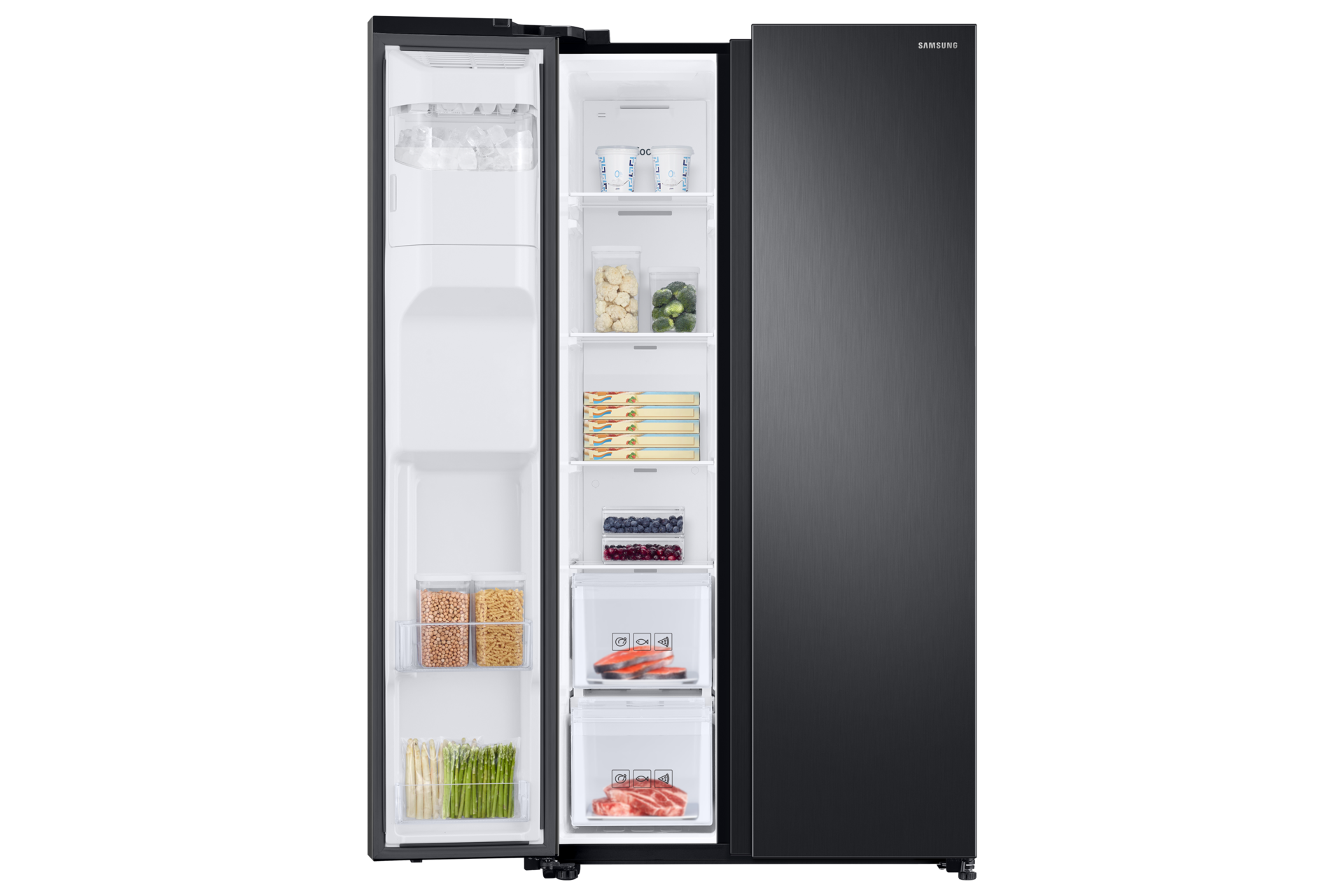 front-left-door-open-with-food black