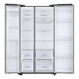 Maksymalna pojemność przy minimalnych rozmiarach to nowa Samsung Side by Side RS68N8231S9/EF.